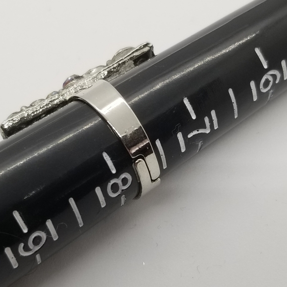 adjustable rectangular warm rhinestone ring - Picture 2 of 5